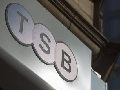 Imagen de una sucursal de TSB en Londres.