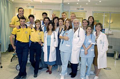 Imagen de la serie emitida por Tele 5 <i>Hospital Central.</i>
