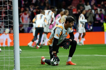 El guardameta belga del Real Madrid Thibaut Courtois.
