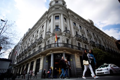 Sede de la Comisión Nacional de los Mercados y la Competencia (CNMC) en Madrid, en una imagen de archivo.