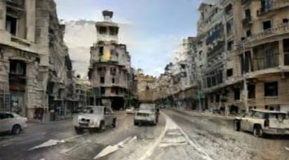 La misma imagen de Madrid, después de ser tratada por el sistema.