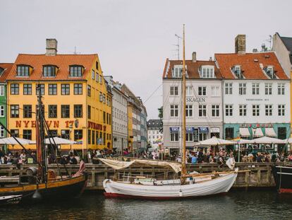 Puerto de Nyhavn, en Copenhague.