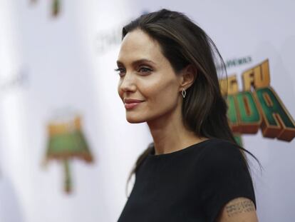 Angelina Jolie, en un estreno en Hollywood a principios del mes de enero.