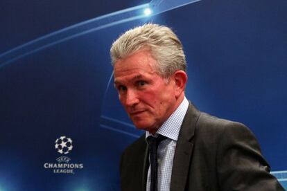 Heynckes, tras la rueda de prensa.