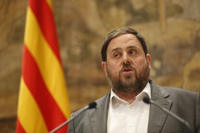 El president d'ERC, Oriol Junqueras.