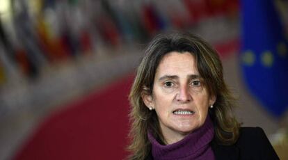 La ministra de Transición Energética, Teresa Ribera