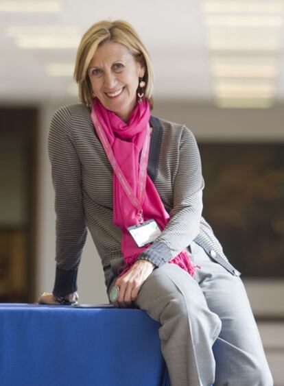 Rosa Díez, el sábado en el Palacio de Congresos de Madrid.