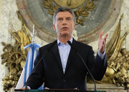 El presidente argentino, Mauricio Macri.