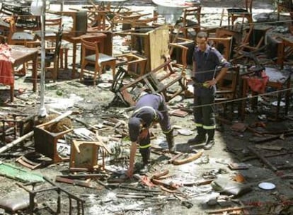 Imagen del atentado de Casablanca de 2003, con el que se relaciona a la célula.
