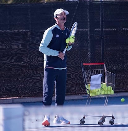 Samuel López at the Villena academy (Spain). / FERRERO TENNIS ACADEMY