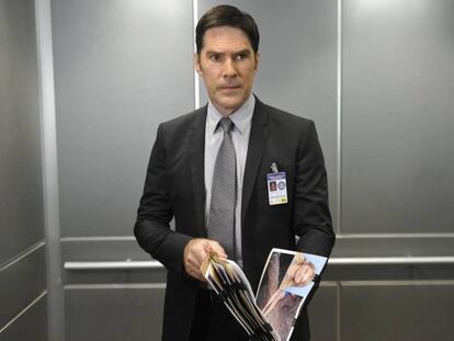 Thomas Gibson en una escena de la serie 'Mentes Criminales'.