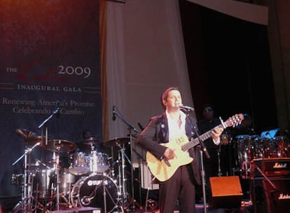 Alejandro Sanz canta en los actos previos a la investidura de Barack Obama como presidente de EE UU