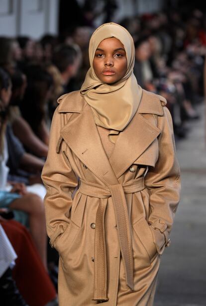 La modelo Halima Aden, en Milán en 2017.