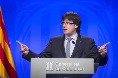 El president Carles Puigdemont.