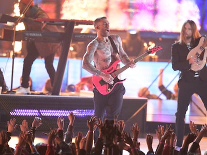 Adam Levine, en un actuación de Maroon 5 en Atlanta.