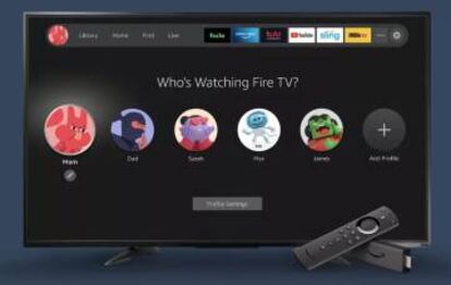 Amazon Fire Tv con interfaz renovada