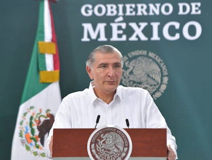 El nuevo secretario de Gobernación, Adán Augusto López, en una foto de archivo.