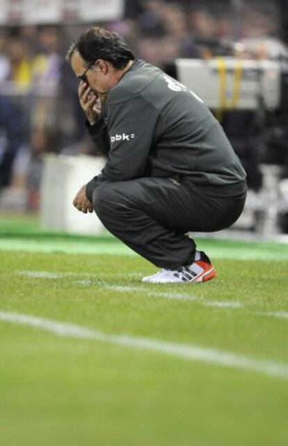 Marcelo Bielsa, en la final de Copa del pasado viernes.