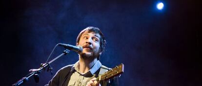Raül Fernández, Refree, durante uno de sus conciertos en Barcelona.