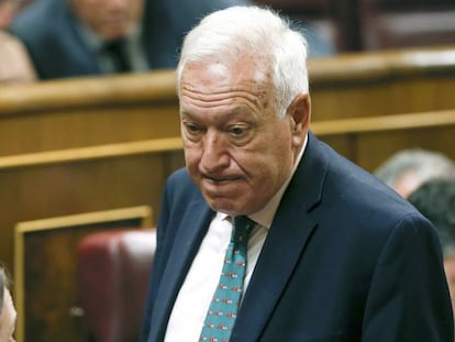 Acting Foreign Minister José Manuel García-Margallo.