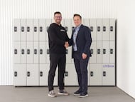 Firma de la alianza entre Citibox y Amazon.