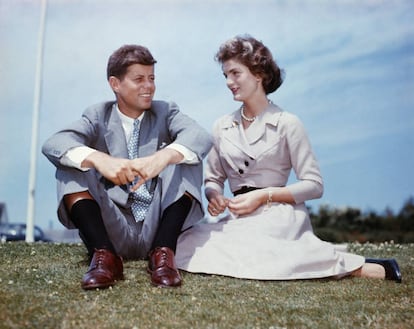 Los Kennedy, en 1953.
