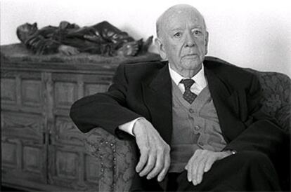El erudito e historiador Miquel Batllori, fotografiado en 1997.