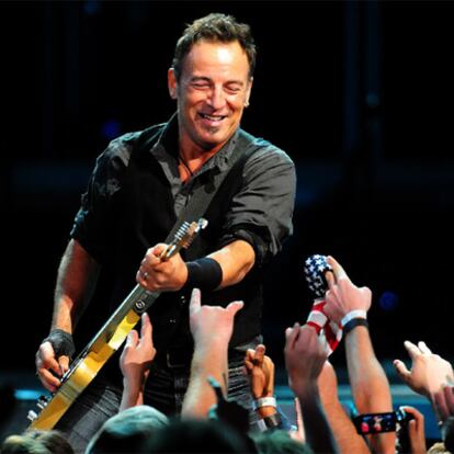 Bruce Springsteen, el lunes en una actuación en Charlotte.