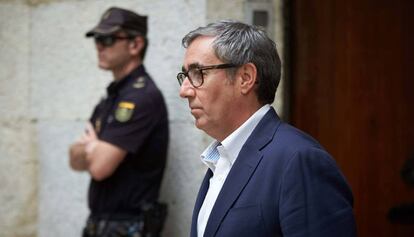 Diego Torres, a su salida de la Audiencia Provincial de Palma el pasado 13 de junio.