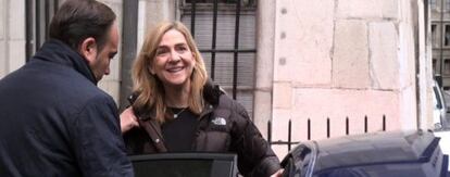 La infanta Cristina, el dia que es van rebre els escrits de qualificació fiscal.