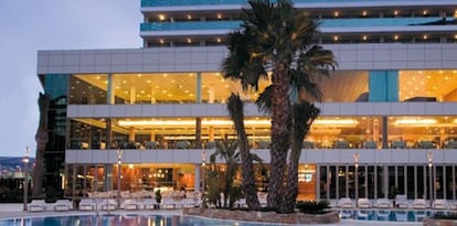 Hotel Diamante Beach, en Calp, donde se alojaron los afectados por la bacteria de la legionela.