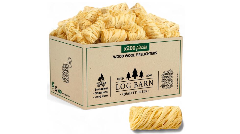 Lote de 200 encendedores naturales para usar en la chimenea o la estufa.