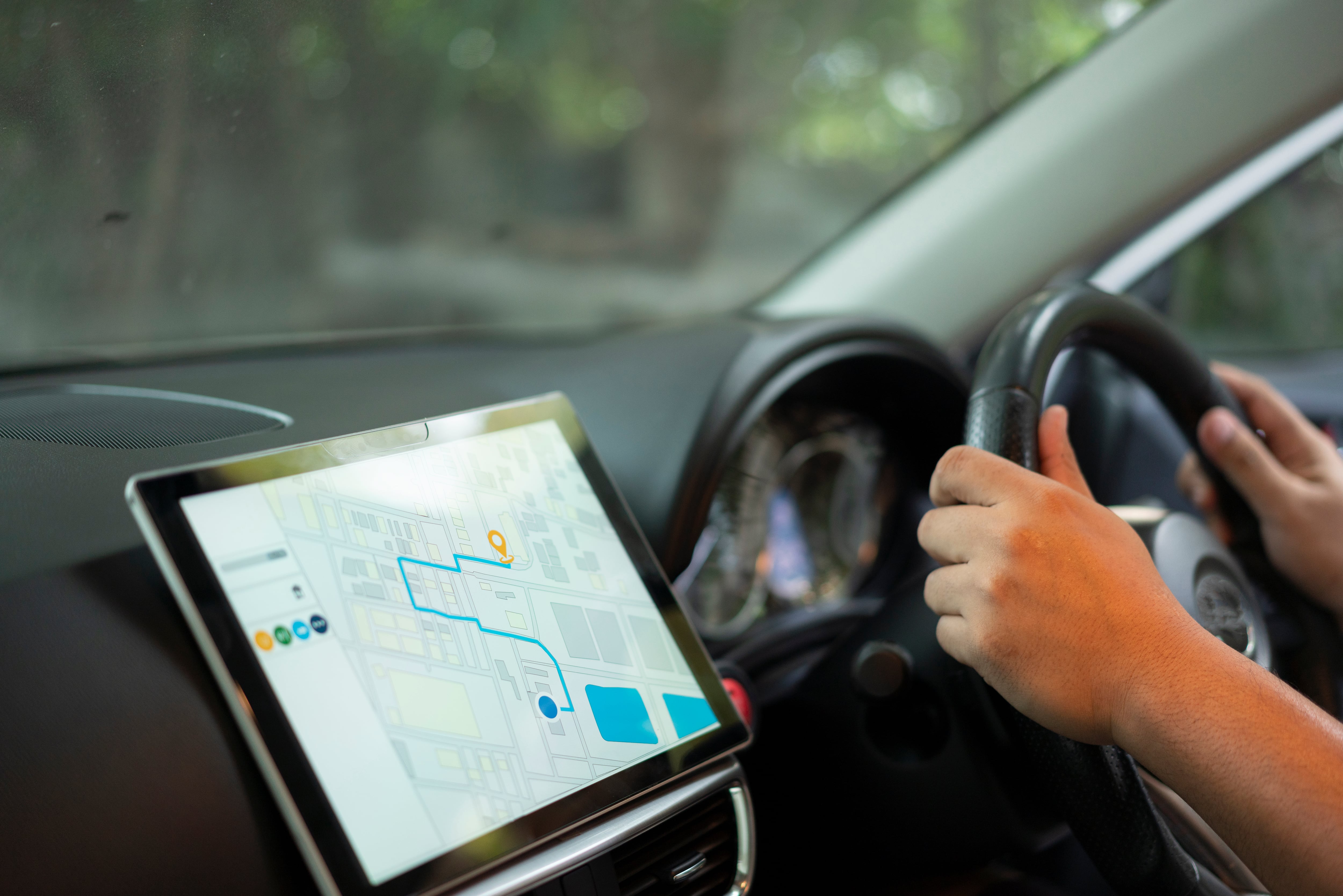 Uso de un navegador GPS a través del móvil.