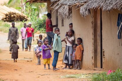 Un grupo de ni?os en la ciudad de Pemba, en Zanzbar (Tanzania).