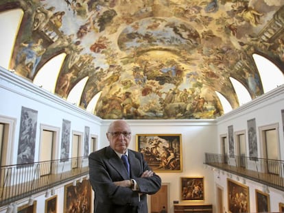 José Pedro Pérez-Llorca, cuando fue elegido presidente del Patronato del Museo del Prado, en octubre de 2012.