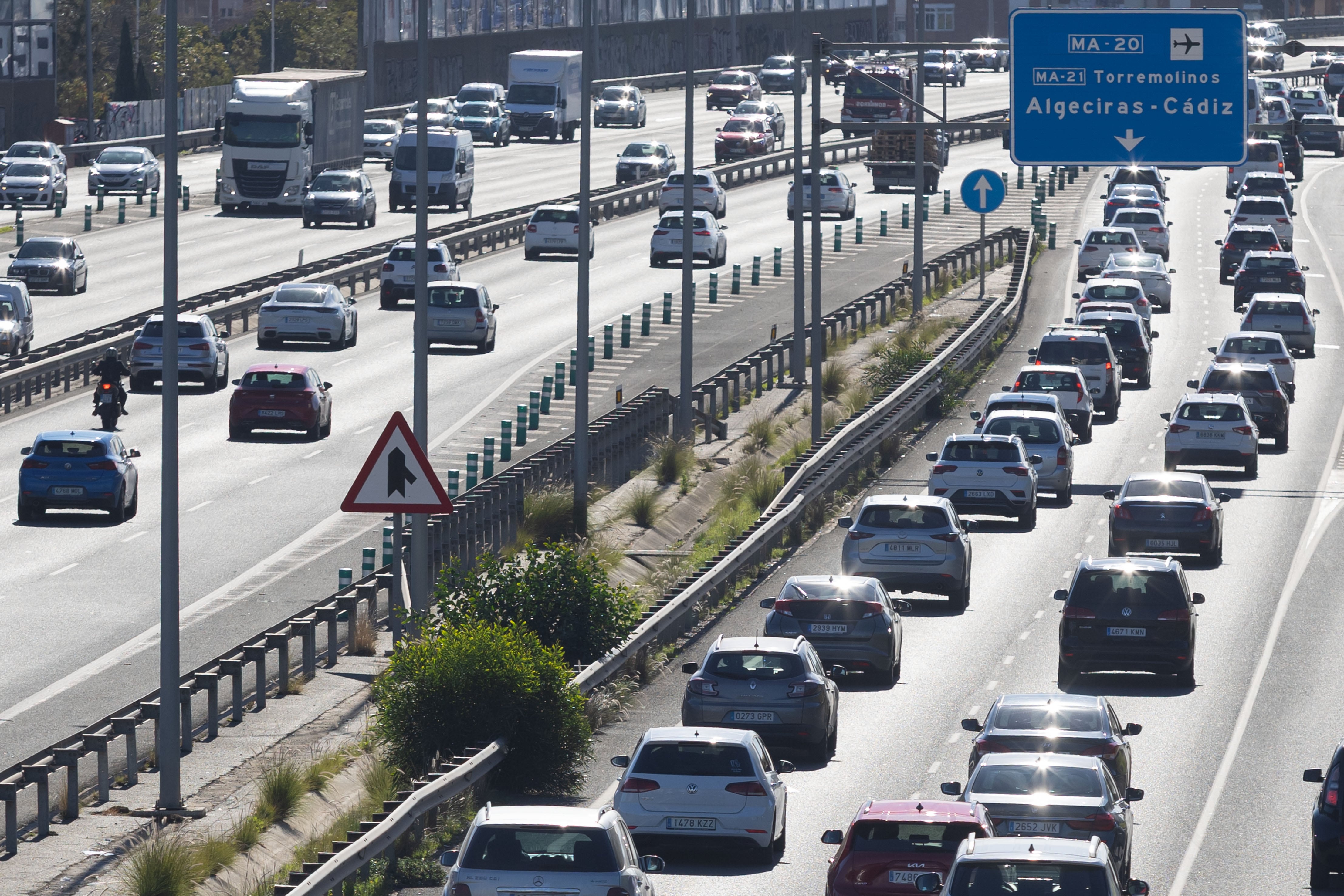 Traffico a Malaga: blocchi persistenti senza soluzioni a breve termine