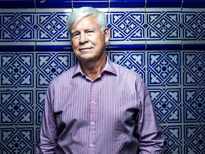 Robert Engle, antes de la entrevista.