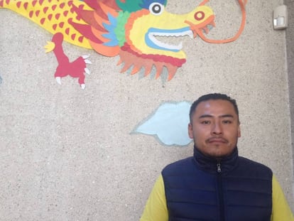 Eric Raymundo, en el centro Huaxia de Ciudad de M&eacute;xico.
