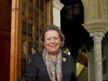 Enriqueta Vila, en la Real Academia Sevillana de las Buenas Letras.