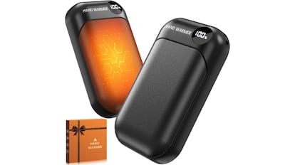 Estos calentadores de manos vienen en una caja de regalo.