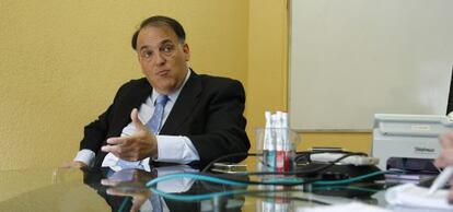 Javier Tebas, presidente de la Liga de F&uacute;tbol Profesional (LFP). 