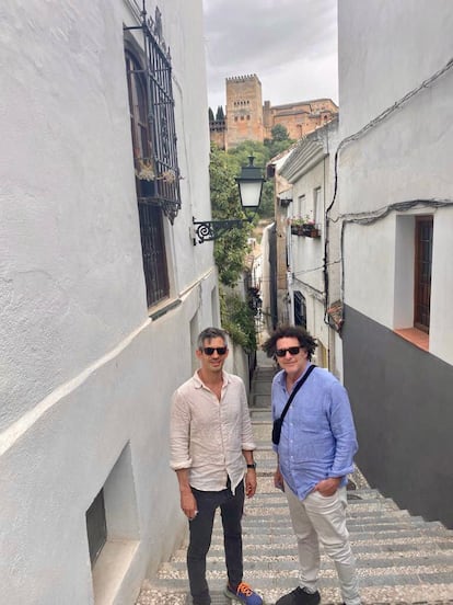 Gregory Kershaw (izquierda) y Michael Dweck, en Granada.