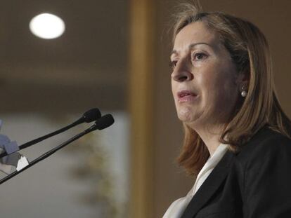 La ministra de Fomento, Ana Pastor.