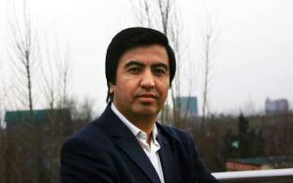 El activista Wadood Pedram, uno de los principales impulsores de la denuncia en la Corte Penal Internacional, en Kabul.