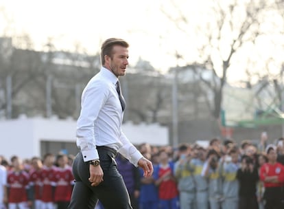 David Beckham's Visit To China