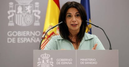 La secretaria de Estado de Sanidad, Silvia Calzón.