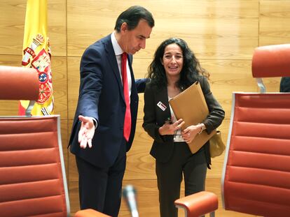 Patricia Ramírez, madre de Gabriel Cruz, compareció el martes en el Senado.