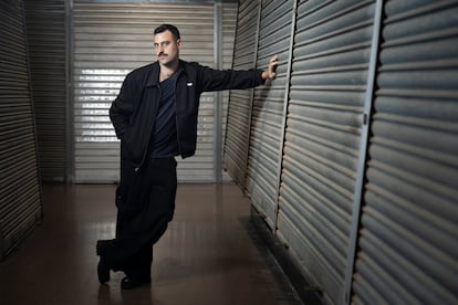 Boye, fotografiado en las inmediaciones de un mercado en el centro de Barcelona.