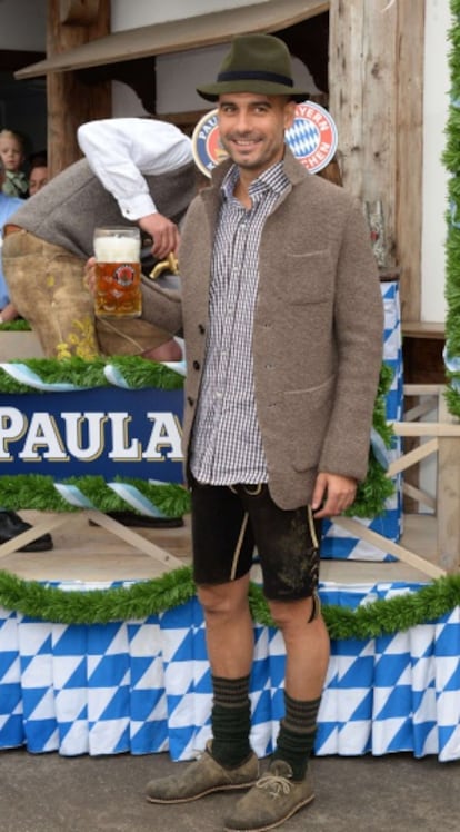 Guardiola, en el 'Oktoberfest'.