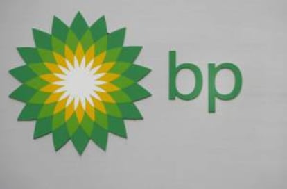 El logo de la British Petroleum (BP). EFE/Archivo